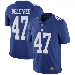 Giants #47 Alec Ogletree Royal Blue Team Color Youth Stitched Football Vapor Untouchable Limited Jersey