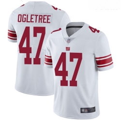 Giants #47 Alec Ogletree White Youth Stitched Football Vapor Untouchable Limited Jersey