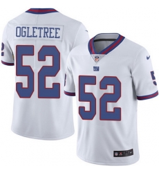 Nike Giants #52 Alec Ogletree White Youth Stitched NFL Limited Rush Jersey