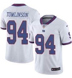 Nike Giants #94 Dalvin Tomlinson White Youth Stitched NFL Limited Rush Jersey