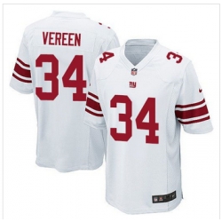 Youth New Giants #34 Shane Vereen White Color Youth Stitched NFL Elite Jersey