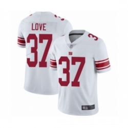 Youth New York Giants #37 Julian Love White Vapor Untouchable Limited Player Football Jersey