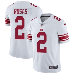 Youth Nike Giants 2 Aldrick Rosas White Stitched NFL Vapor Untouchable Limited Jersey