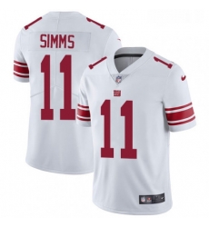 Youth Nike New York Giants 11 Phil Simms White Vapor Untouchable Limited Player NFL Jersey