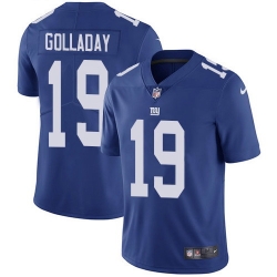 Youth Nike New York Giants 19 Kenny Golladay Blue Stitched NFL Vapor Untouchable Limited Jersey