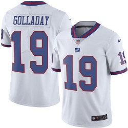 Youth Nike New York Giants 19 Kenny Golladay Rush Stitched NFL Jersey