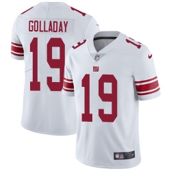Youth Nike New York Giants 19 Kenny Golladay White Stitched NFL Vapor Untouchable Limited Jersey