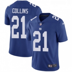 Youth Nike New York Giants 21 Landon Collins Royal Blue Team Color Vapor Untouchable Limited Player NFL Jersey