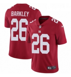 Youth Nike New York Giants 26 Saquon Barkley Red Alternate Vapor Untouchable Limited Player NFL Jersey