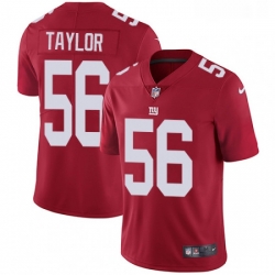 Youth Nike New York Giants 56 Lawrence Taylor Elite Red Alternate NFL Jersey