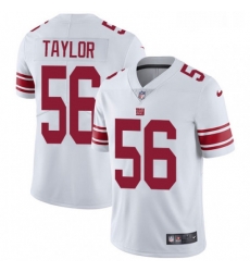 Youth Nike New York Giants 56 Lawrence Taylor Elite White NFL Jersey