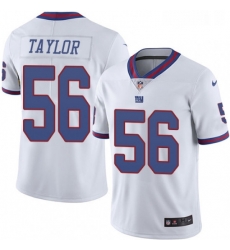 Youth Nike New York Giants 56 Lawrence Taylor Limited White Rush Vapor Untouchable NFL Jersey