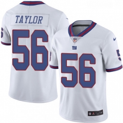 Youth Nike New York Giants 56 Lawrence Taylor Limited White Rush Vapor Untouchable NFL Jersey