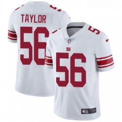 Youth Nike New York Giants 56 Lawrence Taylor White Vapor Untouchable Limited Player NFL Jersey