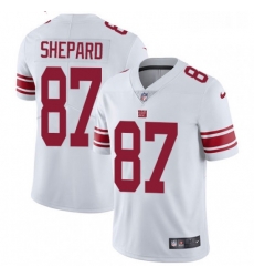 Youth Nike New York Giants 87 Sterling Shepard White Vapor Untouchable Limited Player NFL Jersey