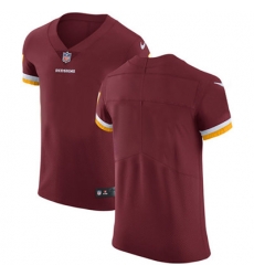 Men Nike Redskins Blank Burgundy Red Team Color Stitched NFL Vapor Untouchable Elite Jersey