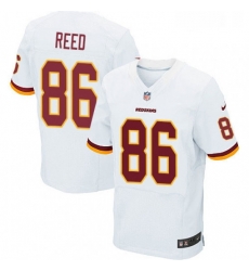 Mens Nike Washington Redskins 86 Jordan Reed Elite White NFL Jersey