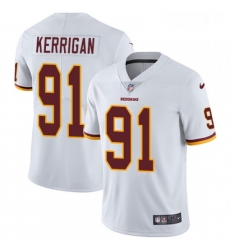 Mens Nike Washington Redskins 91 Ryan Kerrigan White Vapor Untouchable Limited Player NFL Jersey
