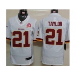 Nike NFL Washington Redskins #21 Fred Taylor white Jersey W 80TH Pa-tch(Limited)