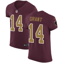 Nike Redskins #14 Ryan Grant Burgundy Red Alternate Mens Stitched NFL Vapor Untouchable Elite Jersey