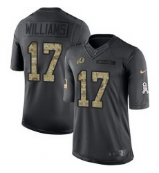 Nike Redskins #17 Doug Williams Black Mens Stitched NFL Limited 2016 Salute to Service Jersey