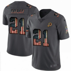 Nike Redskins 21 Sean Taylor 2019 Salute To Service USA Flag Fashion Limited Jersey