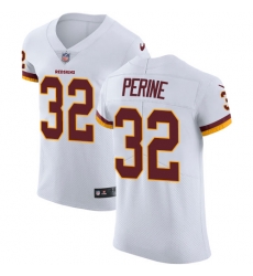 Nike Redskins #32 Samaje Perine White Mens Stitched NFL Vapor Untouchable Elite Jersey