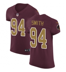 Nike Redskins #94 Preston Smith Burgundy Red Alternate Mens Stitched NFL Vapor Untouchable Elite Jersey