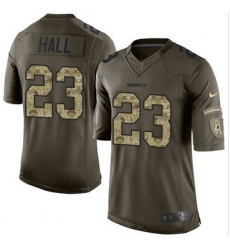 Nike Washington Redskins #23 DeAngelo Hall Green Men 27s Stitched NFL Limited Salute to Service Jersey