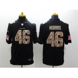 Nike Washington Redskins #46 alfred morris Black Salute to Service Jerseys(Limited)