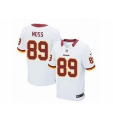 Nike Washington Redskins 89 Santana Moss white Elite NFL Jersey