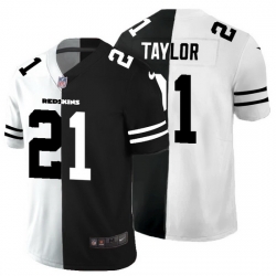 Washington Redskins 21 Sean Taylor Men Black V White Peace Split Nike Vapor Untouchable Limited NFL Jersey