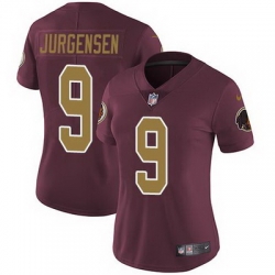 Nike Redskins #9 Sonny Jurgensen Burgundy Red Alternate Womens Stitched NFL Vapor Untouchable Limited Jersey