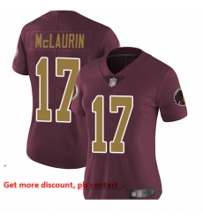 Redskins 17 Terry McLaurin Burgundy Red Alternate Women Stitched Football Vapor Untouchable Limited Jersey