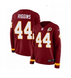 Womens Nike Washington Redskins 44 John Riggins Limited Burgundy Therma Long Sleeve NFL Jersey