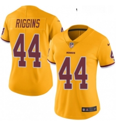Womens Nike Washington Redskins 44 John Riggins Limited Gold Rush Vapor Untouchable NFL Jersey