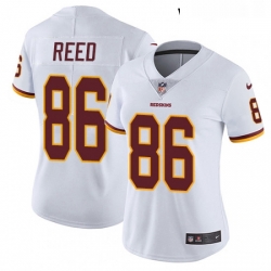 Womens Nike Washington Redskins 86 Jordan Reed White Vapor Untouchable Limited Player NFL Jersey