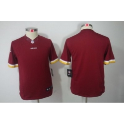 Nike Youth Washington RedSkins Blank Red Color[Youth Limited Jerseys]