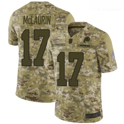 Redskins #17 Terry McLaurin Camo Youth Stitched Football Limited 2018 Salute to Service Jersey