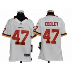 Youth Nike NFL Washington Redskins #47 Chris Cooley White Jerseys