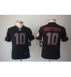 Youth Nike Washington Redskins #10 Robert Griffin III Black Jerseys[Impact Limited]