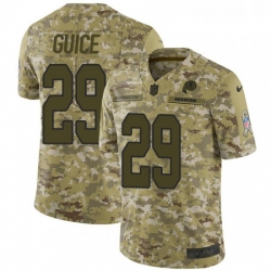 Youth Nike Washington Redskins 29 Derrius Guice Limited Camo 2018 Salute to Service NFL Jersey