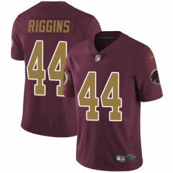 Youth Nike Washington Redskins 44 John Riggins Elite Burgundy RedGold Number Alternate 80TH Anniversary NFL Jersey