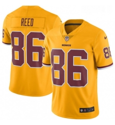 Youth Nike Washington Redskins 86 Jordan Reed Limited Gold Rush Vapor Untouchable NFL Jersey