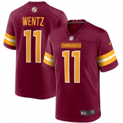 Youth Washington Commanders #11 Carson Wentz Red Burgundy Stitched Limited Jersey
