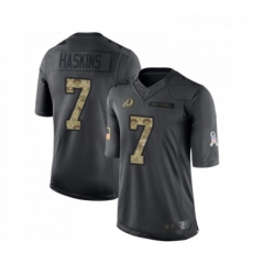 Youth Washington Redskins 7 Dwayne Haskins Limited Black 2016 Salute to Service Football Jersey