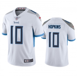 Men Tennessee Titans 10 DeAndre Hopkins White Vapor Untouchable Stitched Jersey
