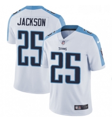 Mens Nike Tennessee Titans 25 Adoree Jackson White Vapor Untouchable Limited Player NFL Jersey