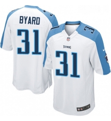 Mens Nike Tennessee Titans 31 Kevin Byard Game White NFL Jersey