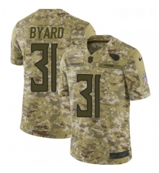 Mens Nike Tennessee Titans 31 Kevin Byard Limited Camo 2018 Salute to Service NFL Jersey